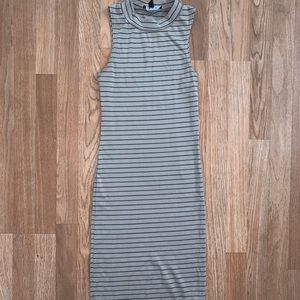 Striped tubed dress